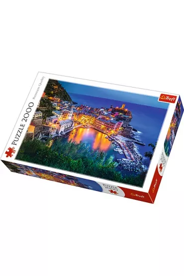 Puzzle 2000 el. Vernazza o zmroku Trefl
