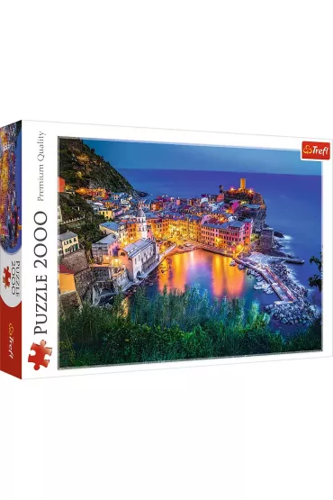 Puzzle 2000 el. Vernazza o zmroku Trefl