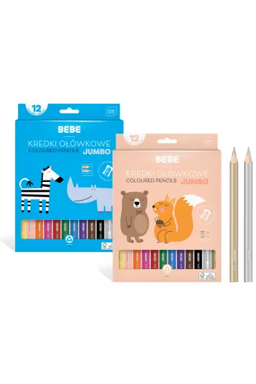 Interdruk Kredki o��wkowe Jumbo BB KID 12 szt.