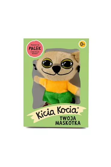 Maskotka Pacek w pude�ku. Kicia Kocia Media Rodzina - Anita G�owi�ska