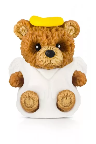 Strojnisie Ba�niowe Misie Anio�ek + Diabe� + fioletowa sukienka ksi�niczki 2-pack
