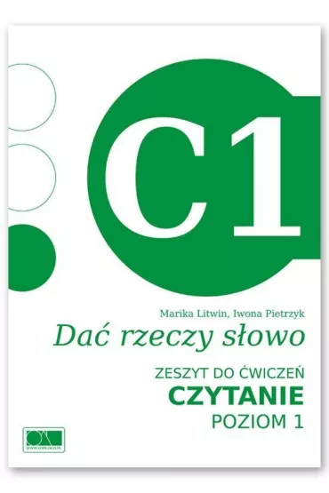 Da� rzeczy s�owo. Czytanie - poziom 1. - Iwona Pietrzyk, Marika Litwin
