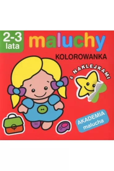 Maluchy Kolorowanka z naklejkami 2-3 lata - Irma Pikiene