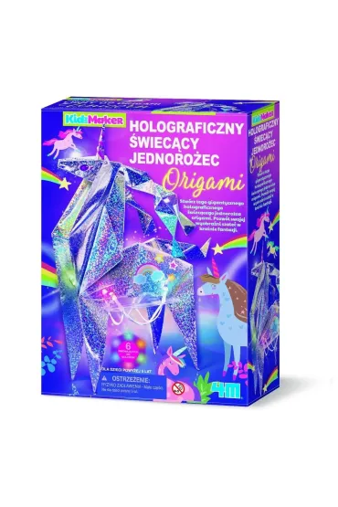 KidzMaker Holograficzny �wiec�cy Jednoro�ec 4M Industrial Development Ltd.