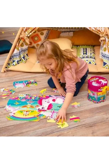 Puzzle maxi 2w1 (15+48 el.) Jednoro�ce Roter Kafer
