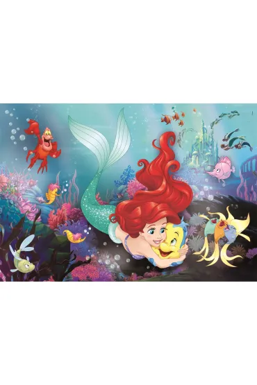 Puzzle 24 el. Maxi SuperColor. Disney Little Memaid Clementoni