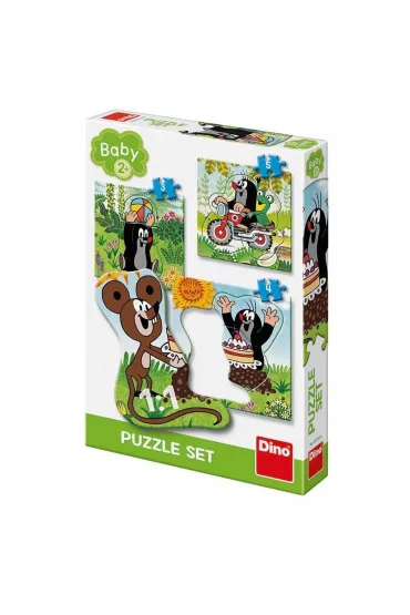 Puzzle Baby 3w1 Krecik i Przyjaciele na ��ce Dino Toys
