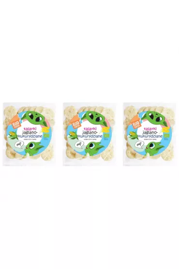 Biominki Talarki jaglano-kukurydziane Zestaw 3 x 55 g Bio