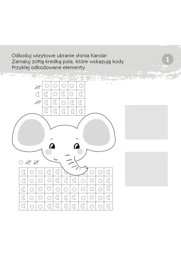 Zgadywanie-doklejanie. Kodowanie - Sabina  Grabias