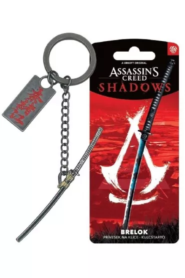 Keychain Brelok Assassin`s Creed Shadows Naoe Katana
