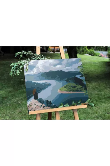 Twoje Hobby Malowanie po numerach - Podr�nik na kraw�dzi �wiat�a 40x50cm
