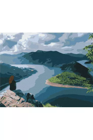 Twoje Hobby Malowanie po numerach - Podr�nik na kraw�dzi �wiat�a 40x50cm