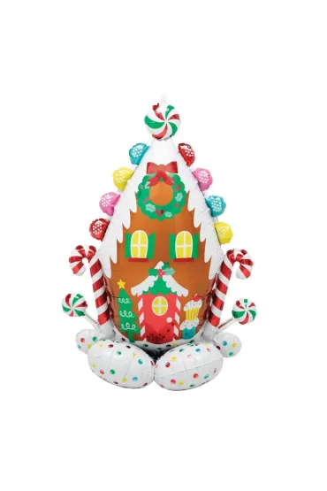 Amscan Balon foliowy AirLoonz domek z piernika 81x129cm