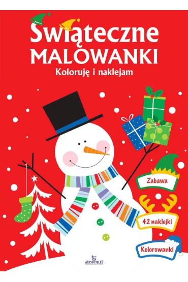 �wi�teczne malowanki. Koloruj� i naklejam - Monika Matusiak