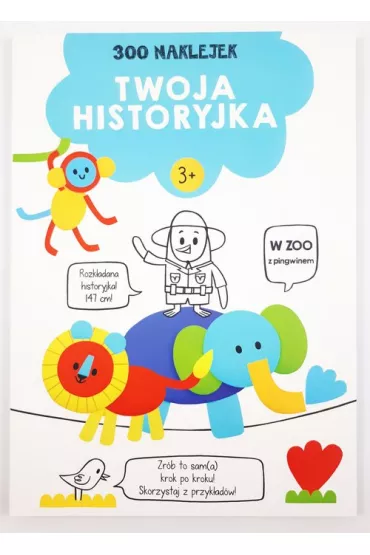 300 naklejek. Twoja historyjka 3+ (niebieska)