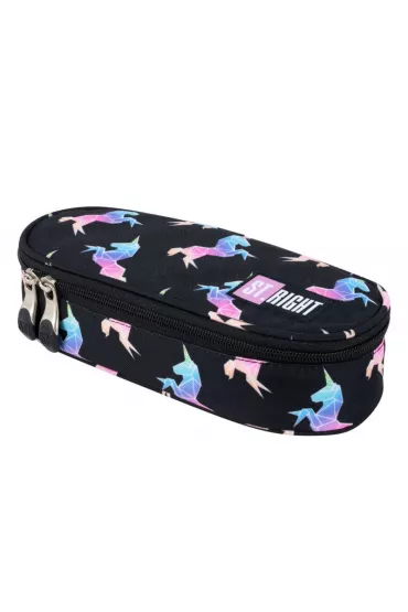 St. Majewski Pi�rnik saszetka usztywniona z wewn�trzn� klapk� Rainbow Unicorns