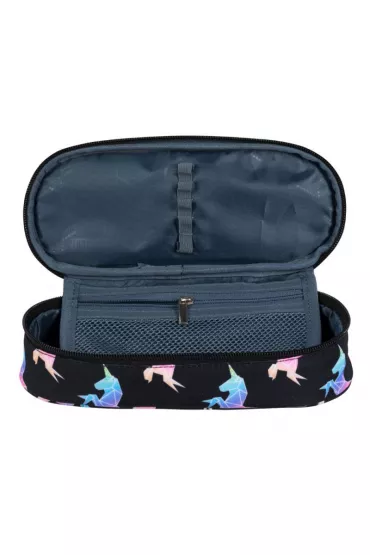 St. Majewski Pi�rnik saszetka usztywniona z wewn�trzn� klapk� Rainbow Unicorns