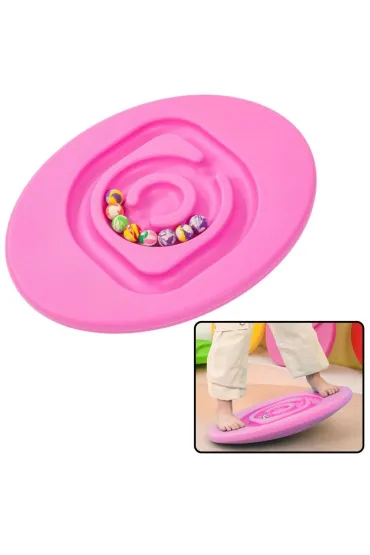 Deska R�wnowa��ca Sensoryczna r�owa LeanToys