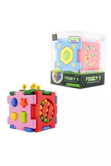 Sensoryczna kostka 7cm MIX Robe