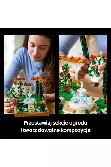LEGO Icons Fontanna w ogrodzie 10359