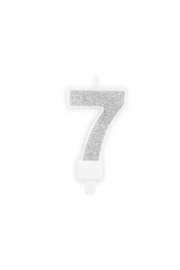 PartyDeco �wieczka urodzinowa 7 7 cm