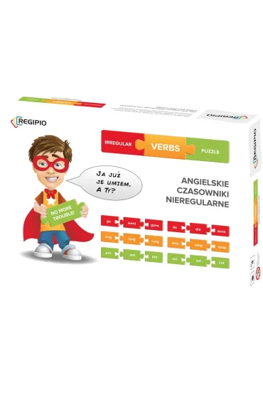 Puzzle Irregular verbs Regipio