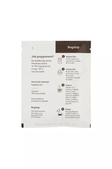 Bagdrip Kenia Box filtr z kaw mielon 8 x 11 g
