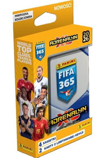Mini puszka Fifa 365 Adrenalyn XL 2026 Panini