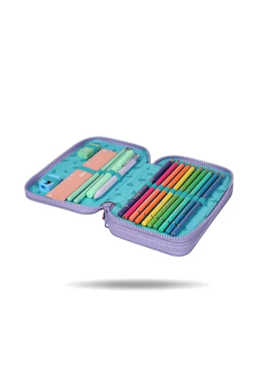 CoolPack Pi�rnik potr�jny z wyposa�eniem Jumper 3 Stitch Pastel