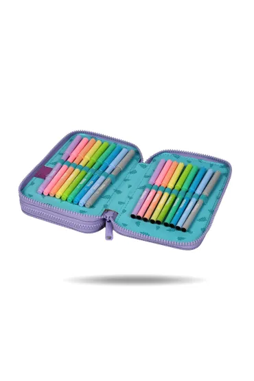 CoolPack Pi�rnik potr�jny z wyposa�eniem Jumper 3 Stitch Pastel