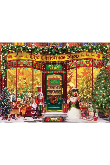 Puzzle 1000 el. The Christmas Shop by G.Wal Eurographics