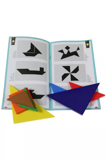 Gra Tangram dla dzieci w metalowej puszce Schmidt Spiele-Gry
