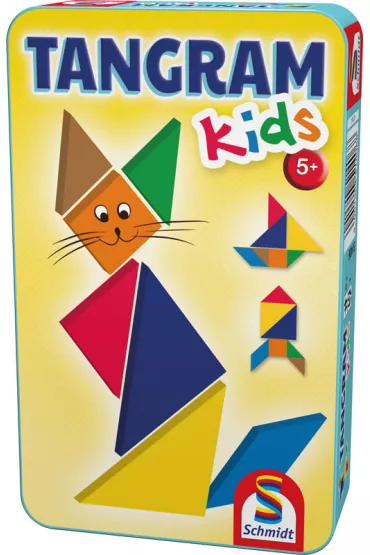 Gra Tangram dla dzieci w metalowej puszce Schmidt Spiele-Gry