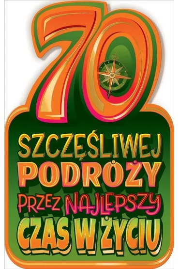 AbCard Kartka okoliczno�ciowa Urodziny 70