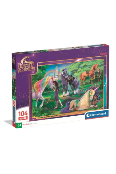 Puzzle 104 el. Super Unicorn Academy Clementoni