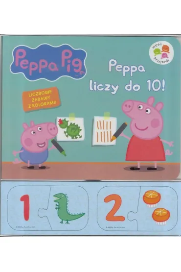 �winka Peppa. Liczbowe zabawy z kolorami. Peppa liczy do 10!