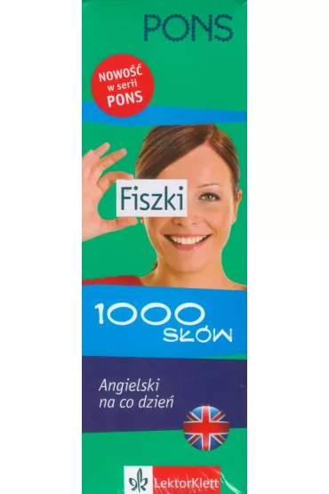 PONS.Fiszki 1000 S��w. Angielski na co dzie�