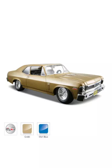 Model kompozytowy Chevy Nova SS 1970 zielony 1:24 Maisto