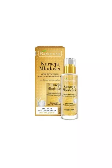 Bielenda Kuracja M�odo�ci odbudowuj�ce serum przeciwzmarszczkowe z ekstraktem ze �luzu �limaka dzie�/noc 30 ml