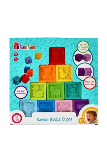 Gumowe klocuszki BAM BAM 432486
