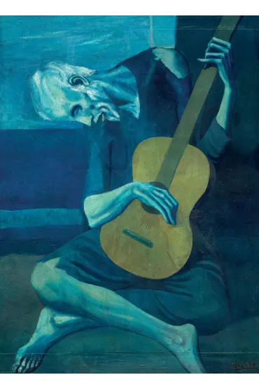 Puzzle 1000 el. Starzec graj�cy na gitarze, Picasso Eurographics
