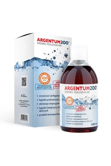 Argentum200 Srebro Koloidalne 100ppm tonik