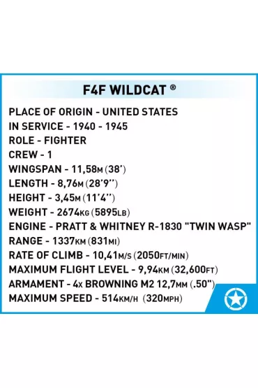 HC WWII F4F Wildcat- Northrop Grumman