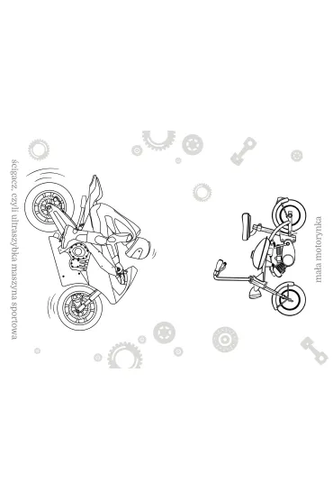 Malowanka A5 Maluszkowe malowanie. Motocykle SKRZAT 072136