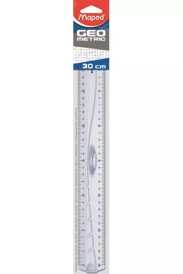 Maped Linijka Geometric dwustronna 30 cm