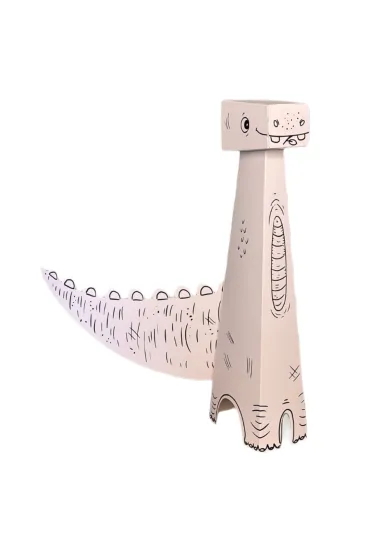 Kolorowanka 3D Dinozaur Diplodocus