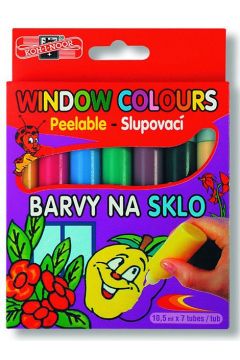 Koh-I-Noor Farby witraowe 9738 5 kolorw + 2 kontury