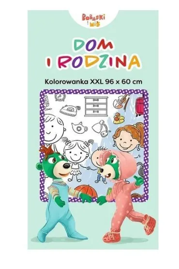 Kolorowanka XXL. Dom i rodzina TREFL