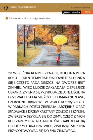 Jestem i dzia�am Jesie� Materia�y dla uczni�w z niepe�nosprawno�ci� intelektualn� - Weronika  Ziemak