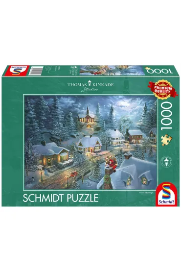 Puzzle PQ 1000 el. Cicha noc Schmidt - Thomas  Kinkade
